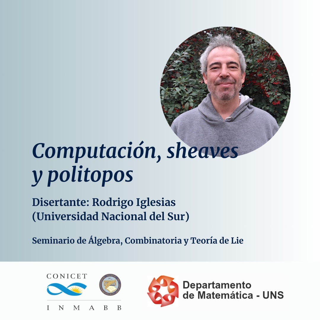 Computación, sheaves y politopos