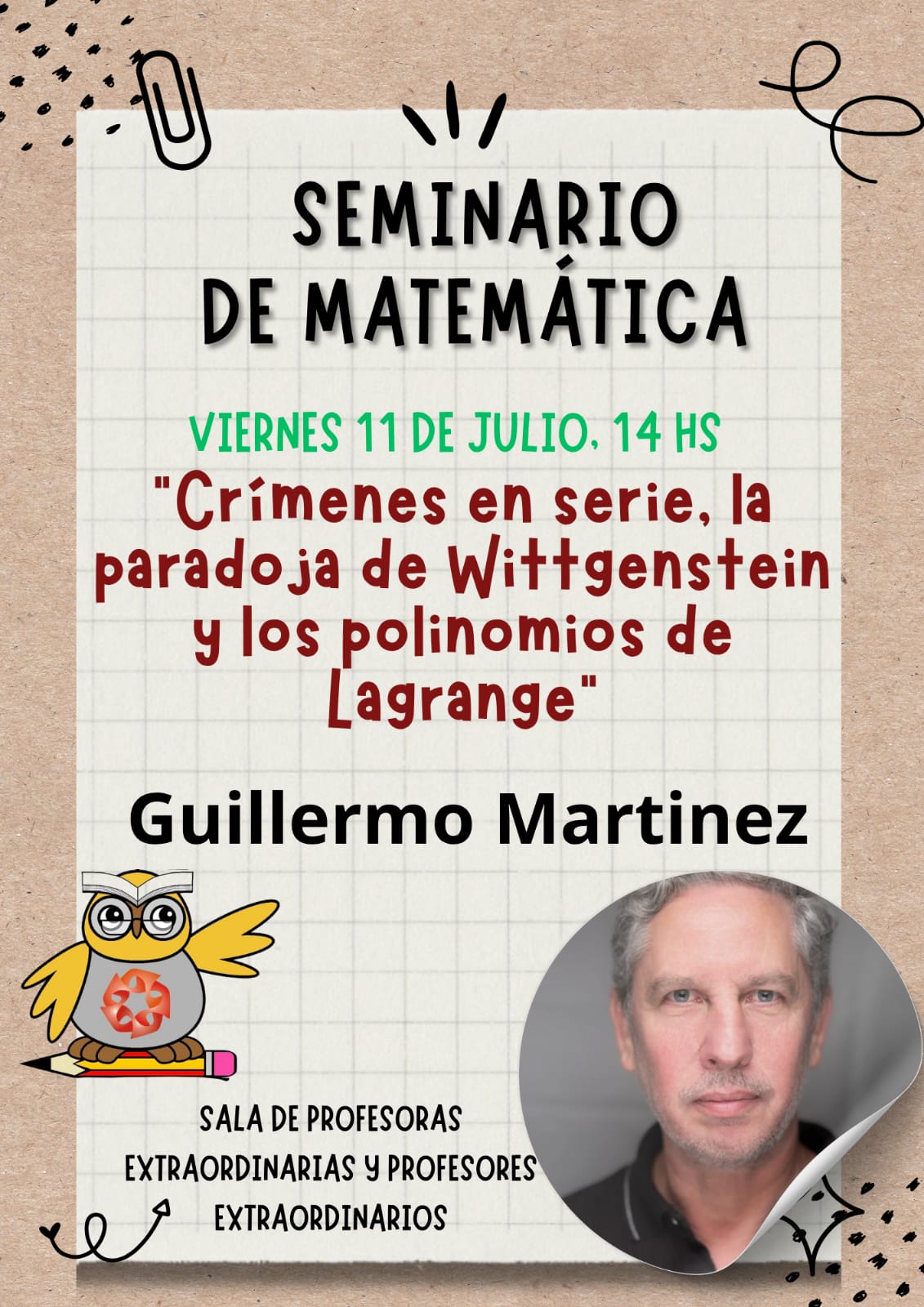 Seminario Guillermo Martinez